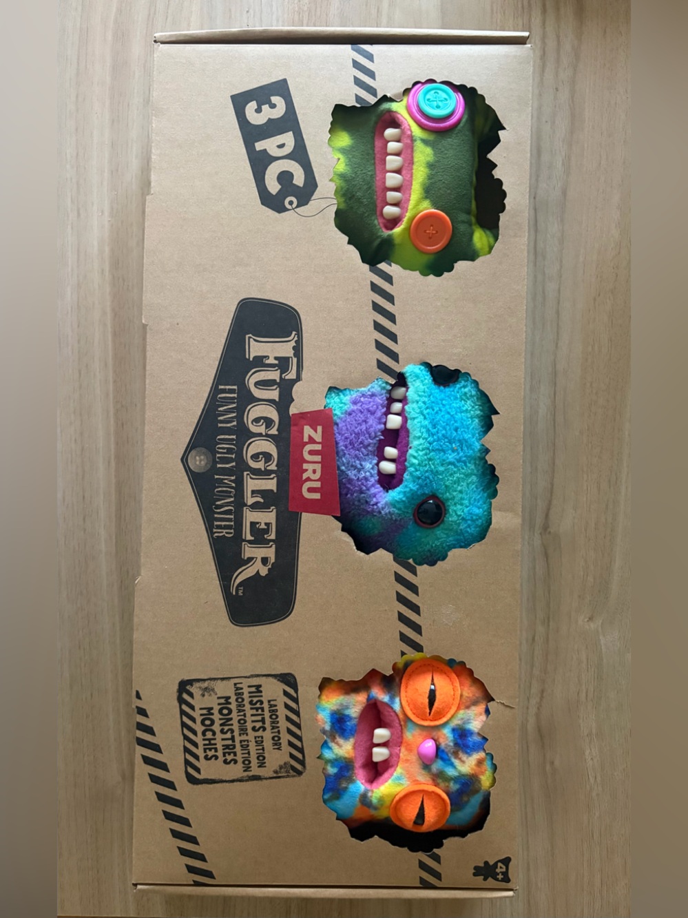 Fuggler Kids Plush Monster - Blue/Purple